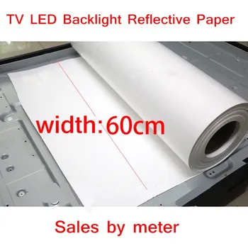 TV LED fona gaismu Atstarojošu Papīrs Balts backlit papīrs Atstarojošiem