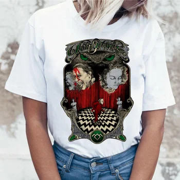 Twin Peaks t krekls sievietēm David Lynch t t-krekls top tee krekli 2019 kawaii japāņu streetwear sieviešu femme ulzzang harajuku