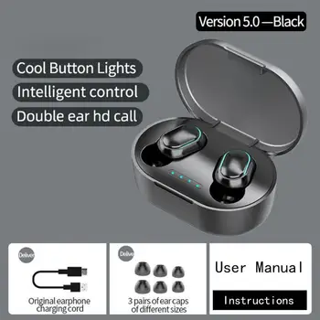TWS A7S Bluetooth Austiņas ar pirkstu Nospiedumu, Stereo, HD, Ūdensizturīgs, 9D, lai Xiaomi Redmi Airdots