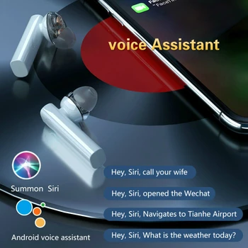 TWS Bluetooth 5.1 Austiņas Touch Kontroli Austiņu 9D Trokšņu slāpēšanas Earbuds IPX7 Ūdensizturīgs Sporta Austiņas PK Apple Xiaomi