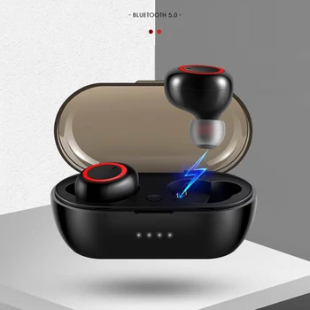 TWS Bluetooth Mini Bezvadu In-Ear Austiņas 1 līdz 2 Dvīņi Stereo Austiņas Digitālā Trokšņa Samazināšana, Austiņu Ar Uzlādes Nodalījumā
