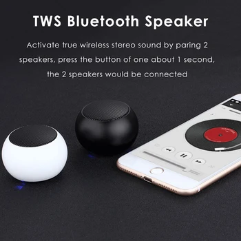 TWS BM3D Mini Portatīvo Bluetooth Skaļruni Bezvadu Subwoofer skaļruņu Caixa De Som Skaņas Bārs Altavoz Bluetooth skaļrunis