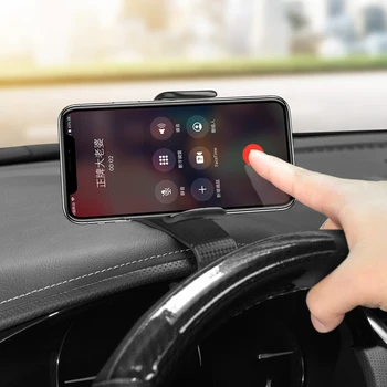 Tālruņa Turētājs Xiaomi Mi, Ņemiet vērā, 10 Pro Kronšteins Auto Paneļa, ar neslīdošu Gumijas Paklājiņu Tālrunis Mount Holder iPhone 11 XR Tālrunis Stāvēt
