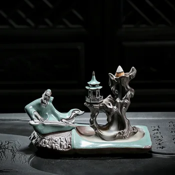 Tējnīcu Rotas, Tējas Saint Sālsūdenim Vīraks Degļu Keramikas 4 1 Budisms Apdare, Dzīvojamā Istaba Vīraks Bāzes Ziemassvētku Dāvanu