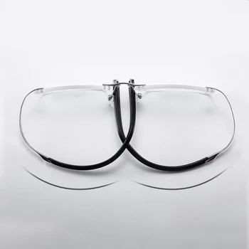 Tīra Titāna Briļļu Rāmis Vīriešiem bez apmales Brilles Prescriptio Oculos Briļļu Gafas monturas de lentes hombre