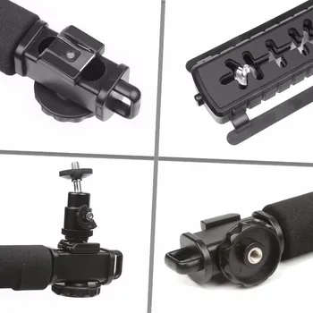U C Formas Turētājs, Rokturis Video Rokas Stabilizators DSLR Nikon Canon Sony Kamera un Vieglo Portatīvo SLR Steadicam par Gopro U