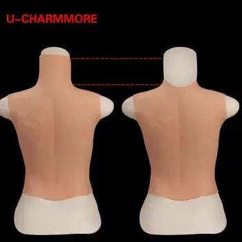 U-CHARMMORE Mākslīgā Simulācijas krūšu formas Vēdera muskuļu krūtis Viltus Krūtīm crossdresser silikona Vēdera Mačo cosplayers