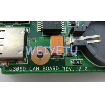 U30SD LAN VALDES USB Boaed Ethernet Valdes Power Board REV2.0 ASUS U30SD U30S U30 Klēpjdators mātesplatē