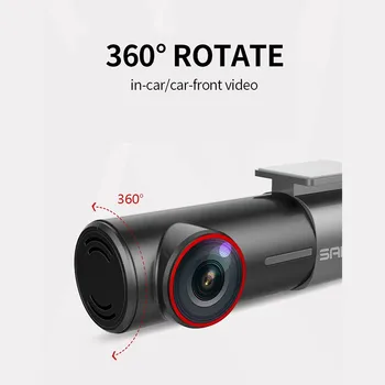 U700 Dash Cam Sānu Atpakaļskata Kamera auto DVR Detektors ar WiFi Mini Slēptās FHD) 1080P Video Ieraksti 24H Autostāvvieta Monitors Cilpa