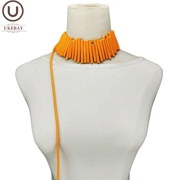 UKEBAY Jaunais Orange sānslīdi kaklasaite Kaklarotas Sieviešu Gothic Kaklarotas Dīvainu Dizainu Dažādiem Nēsā Saskaņot Apģērbu Aksesuāri, Rotaslietas Ķēdes