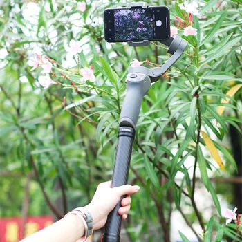 Ulanzi Carber Pagarināt Gimbal Stick Pole Handgrip par Osmo Mobilās 3 2 Gluda 4 3 Q Viedtālrunis Gimbal Stienis Vlog SLR Kameras Rokturis