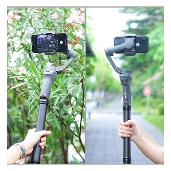Ulanzi Oglekļa Šķiedras Pagarinājumu Pole Stick Selfie Stick iPhone 11 pro max xr x Viedtālruņa kameru Gimbal Stazilizer Accessorie