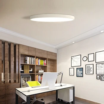 Ultra plānais LED griestu apgaismojums griestu lampas viesistabā lustras Griestu zālē modernās griestu lampas augstas 5cm