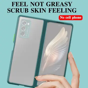 Ultra Plānas Case for Samsung Galaxy Z 2 Reizes 5G Luksusa Slim Grūti Datora Korpusa Gadījumos Galaxy Fold2 Priekšā