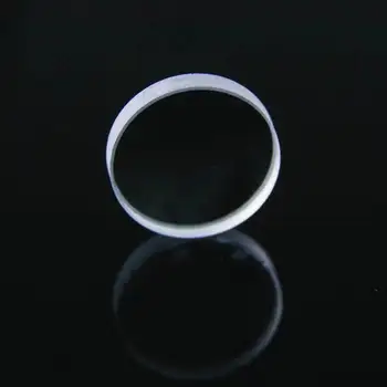 Ultravioleto kausēta kvarca optiskās eksperimenta stikla objektīva fokusēšanas plakani izliektu lēcu diametrs 12.7 mm fokusa attālums 50.3 mm