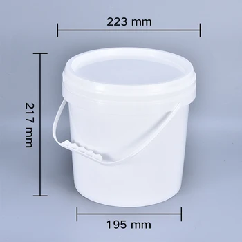UMETASS 6 litru leakproof plastmasas spaini ar Vāku Tukšs Pārtikas kvalitātes konteineru Pārtikas,garšvielu,krāsas BPA Free spainis 1GB