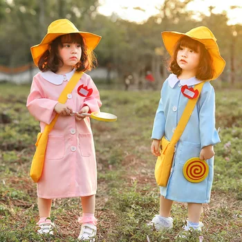 Umorden Fantasia Halloween Tērpi Sievietēm Meitenes Gudrs Jauki Japāna Bērnudārzs Studentu Vienotu Tērpu Pieaugušo Bērnu Rozā, Zilā