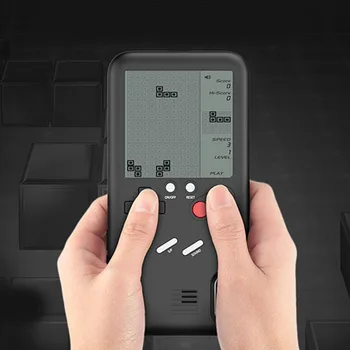 Unikālo Multi Telefonu Gadījumos iPhone X 8 7 6 Plus TPU PC Gadījumā Tetris Spēle Konsole Izskatu Aizsardzības Aizmugurējo Vāciņu Dāvana Bērnam