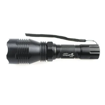 UniqueFire HS-802 CREE XR-E Q5 Zaļā Gaisma 1-Režīma LED Lukturīti (1x18650)