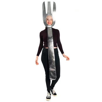 Unisex Pieaugušo Karoti Zupas Dakša Tunika Kostīmu Smieklīgi Pāri Virtuves Trauks Tērpi Halloween Cosplay Pieaugušo Mīļākais Puse Jumpsuit