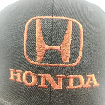 Unisex Vates Auto logo darbības Beisbola cepure cepure Honda Accord FIT PILSĒTAS CRV Motocikla Auto Stils Aksesuāri