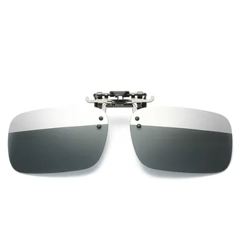 Unisex Zvejas Anti-UV Brilles Polarizētās divu toņu Redzes Klipus Easy Clip-on Saulesbrilles Sieviešu Flip-up Lēca Braukšanas Brilles Vīrietis