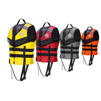 Universal Outdoor Swimming Laivošana Slēpošana, Sērfošana, Vestes Glābšanas Uzvalks Poliestera Peldspēju glābšanas Veste Pieaugušo Bērnu 3XS-3XL