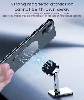 Universālais Magnētiskais Tālruņa Turētāju Automašīnas Tālruņa Turētājs IPhone Samsung Xiaomi Metāla Magnētu T-veida Auto Turētājs Priekš IPhone 8 12