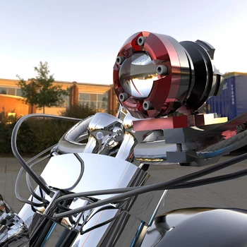 Universālo Motociklu LED Prožektoru gaismā Pārveidota Saules Eksterjera Dekoratīvie Lukturi, lai Motorcross Motociklu Elektriskās-velosipēds, Motorollers