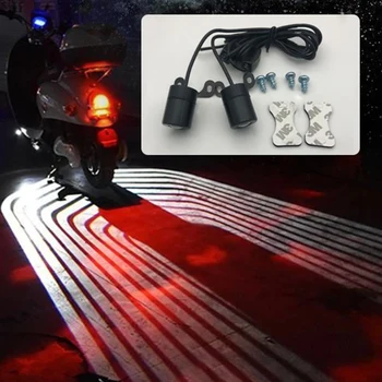 Universālo Motociklu Projekcijas Lampa Eņģelis Motociklu Modifikācijas Daļas, Aksesuāri, Motociklu LED Auto Taillight