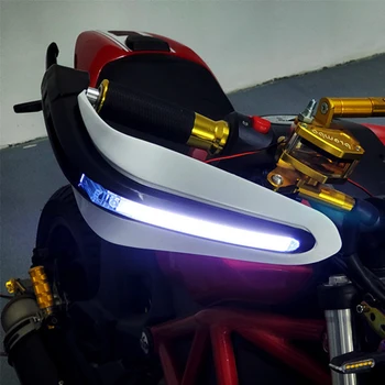 Universālo Motociklu Roku Aizsardzība LED Handguards Par suzuki ltr 450 burgman 125 drz 400 sm c50 bulvārī burgman 650