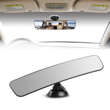 Universāls Auto Kravas automašīnu Spoguļi Interjera Atpakaļskata Spogulis Iesūkšanas Atpakaļskata 290MM Auto Iekštelpu Iesūkšanas Atpakaļskata Kausa Spogulis