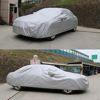 Universāls Auto Pārsegi, Izmērs M/L/XL/XXL Āra Pilna Auot Vāks SedanCherokee Kravas Segtu Bura Auto Pvc Tarp Hyundai Santa Fe