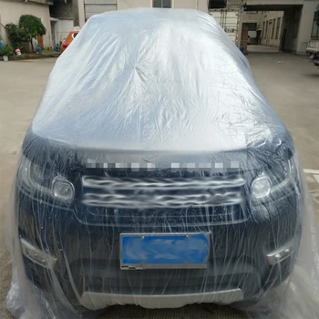 Universāls Auto Segtu Ūdensizturīgs nepievelk putekļus Izmantojamo Automašīnu Aptver Izmērs M-XL caurspīdīgas Plastmasas Automašīnu Pārsegi