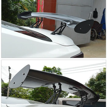 Universāls Auto-Stils Oglekļa Šķiedras Aizmugures Bagāžnieka Spoilers GT Ārējie par Mitsubishi Lancer Sedans, universāls Spoilers