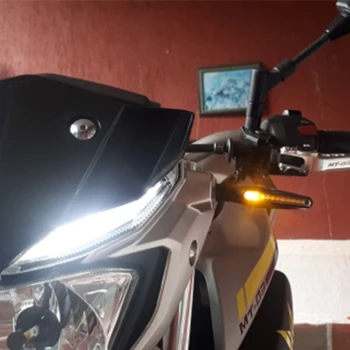 Universāls ūdens mobilo motociklu LED pagrieziena signāla, virziena rādītājs, Lai SUZUKI GSXR 600/750 GSX-R 600/750 K4 K5