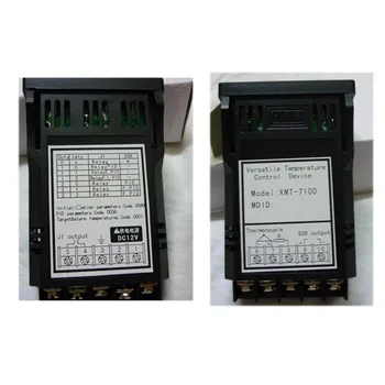 Universālā 1/32 DIN Panelis XMT 7100 Sērijas Intelligent PID Temperatūras kontrolieris AC/DC85-260V