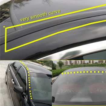 Universālā 3m Gumijas Blīve Automašīnas Priekšējā Aizmugurējā Vējstikla Lūku Ūdensizturīgs nepievelk putekļus, Malu Apdares Lentes jebkuros Laika