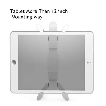 Universālā 7.9-12 collu Planšetdatoru Wall Mount Turētāja Statīvs Alumīnija Sakausējuma 360 Rotācijas Leņķis iPad 2 Gaisa Huawei 1