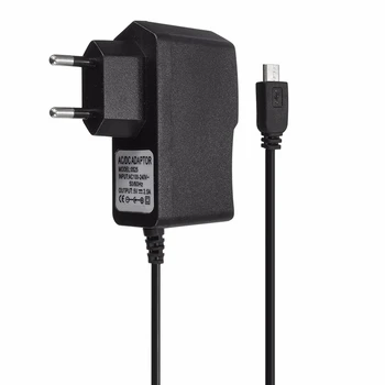 Universālā ES Plug-5V, 2A Mikro USB Lādētāju, Barošanas Uzlādes Adapteris Smart Phones, Tabletes CCTV Camera & DV Portatīvo Plug