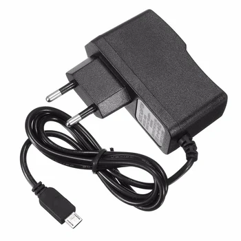 Universālā ES Plug-5V, 2A Mikro USB Lādētāju, Barošanas Uzlādes Adapteris Smart Phones, Tabletes CCTV Camera & DV Portatīvo Plug