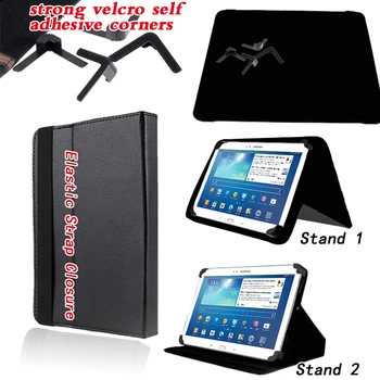 Universālā Tablet Case Samsung Tab S/S2/S3/S4/S5e/S6 Anti-Šoka Smart Ādas Locīšanas uz Lietu+ Bezmaksas Irbuli