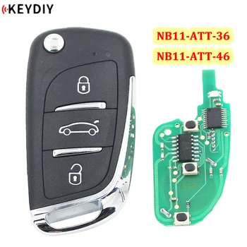 Universālā Tālvadības Atslēgu NB-Sērijas KD900 KD-X2 KEYDIY 3 taustiņu Tālvadības Atslēgu NB11-ATT-36 NB11-ATT-46 Peugeot/Citroen/Honda