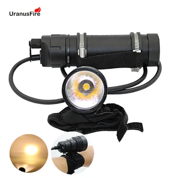 Uranusfire XHP70 XHP70.2 LED Niršanas lukturīti Lāpu Lampas gaismas Laternu spēcīgu zemūdens niršana Split Tipa kabatas lukturītis