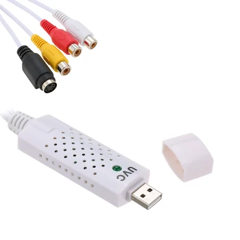 USB 2.0 DVR Video Audio Kameras CCTV Uztveršanas Ieraksti Adapteri Kartes MAC PC Klēpjdators