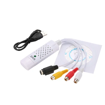 USB 2.0 DVR Video Audio Kameras CCTV Uztveršanas Ieraksti Adapteri Kartes MAC PC Klēpjdators