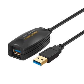 USB 3.0 pagarinātāja Vads, CableCreation Super Ātrums Aktīvs USB 3.0 Extender Repeater Vadu ar Signāla Pastiprinātājs, 16,4 PĒDAS