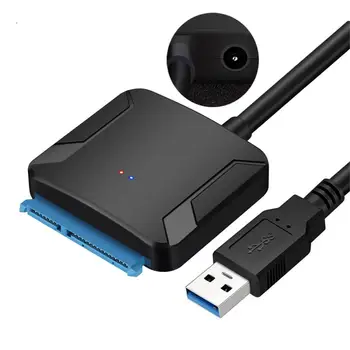 USB 3.0 Sata adapteri pārveidotājs kabelis USB3.0 Kabeļu Pārveidotājs Samsung WD 2.5 3.5 HDD, SSD diska Adapteri,