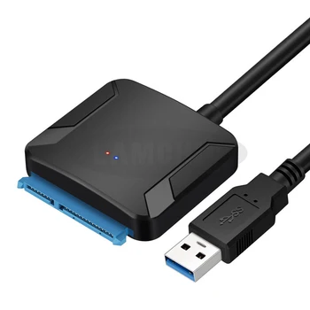 USB 3.0 Sata Kabelis Sata uz USB Adapteri USB 3.0 Ar UASP Pārvērst Kabeļu Atbalstīt Visus 2.5 3.5 Sata HDD, SSD Cietā Diska Adapteri,