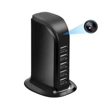 USB Adapteris, Lādētājs, Mini WIFI Kamera 1080P HD IP kameras Bezvadu Drošības Kameru Cam Baby Monitor Videokameras Smart Home Kamera